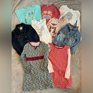Lot of brand name girls size 6-8 clothes